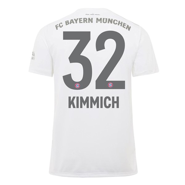 Camiseta Bayern Munich NO.32 Kimmich Segunda 2019-2020 Blanco