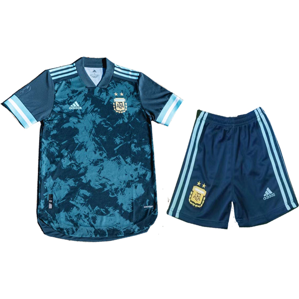 Camiseta Argentina Segunda Niños 2020 Azul