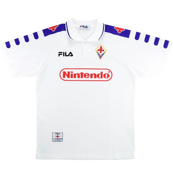 Camiseta Fiorentina FILA Segunda Retro 1998 1999 Blanco