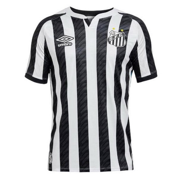 Tailandia Camiseta Santos Segunda 2020-2021 Negro Blanco