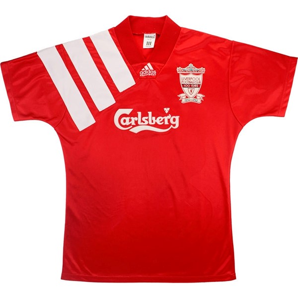 Tailandia Camiseta Liverpool Primera Retro 1992 1993 Rojo