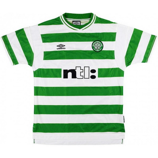 Camiseta Celtic Primera Retro 1999 2001 Verde
