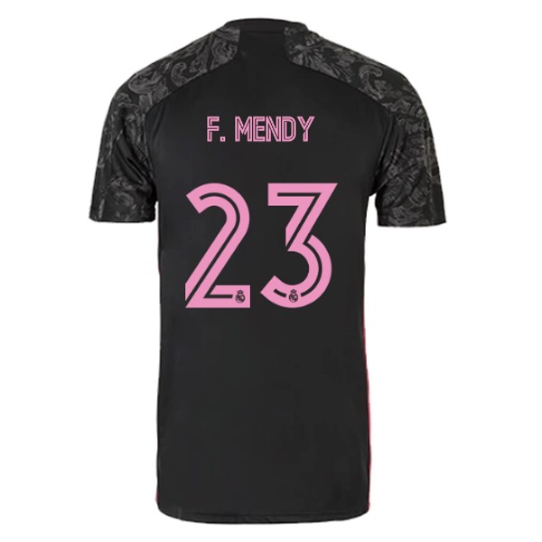 Camiseta Real Madrid Tercera NO.23 F. Mendy 2020-2021 Negro