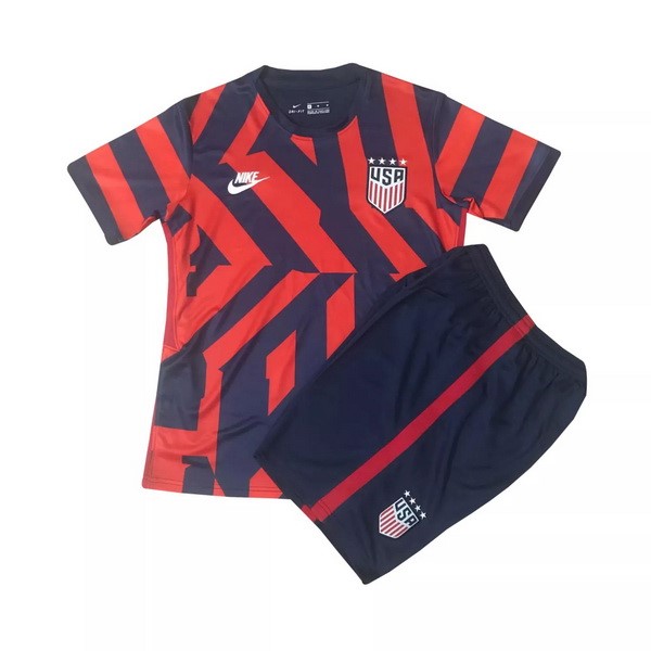 Camiseta Estados Unidos Segunda Niño 2021 Rojo