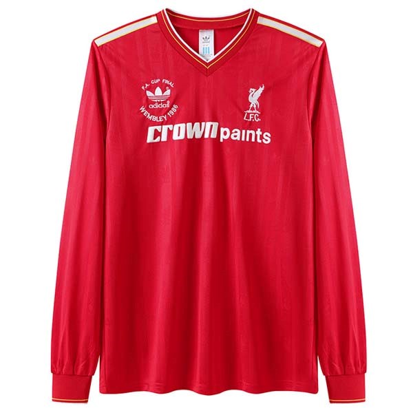 Camiseta Liverpool Primera ML Retro 1985/86
