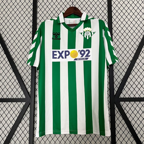 Tailandia Camiseta Real Betis Primera ML Retro 1988 1989