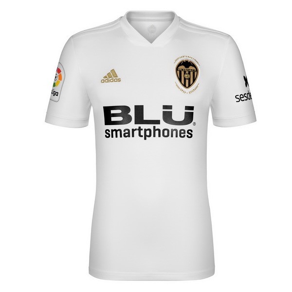 Camiseta Valencia Primera 2018-2019 Blanco