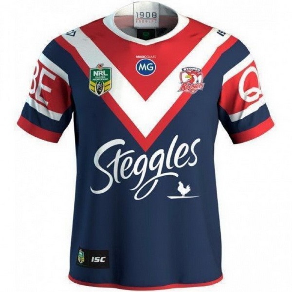 Camiseta Rugby Sydney Roosters Primera 2018 Azul