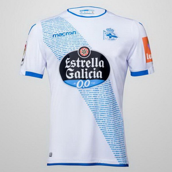 Camiseta Deportivo Coruña Tercera 2018-2019 Blanco