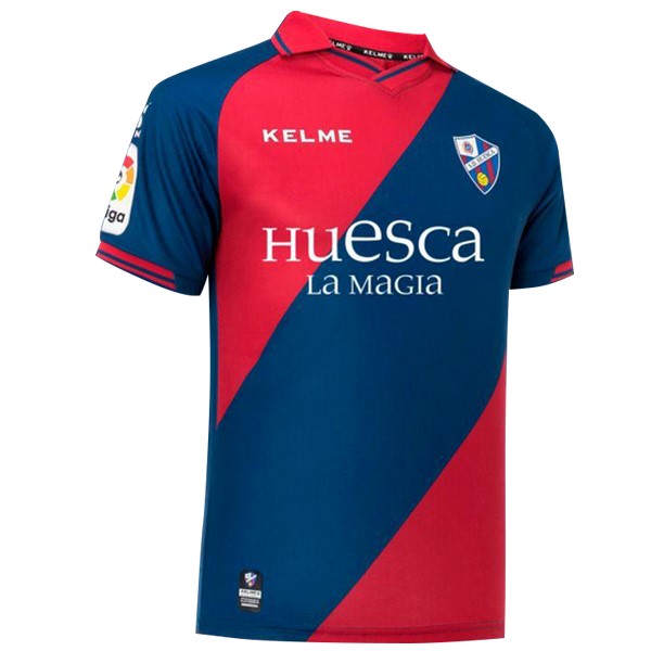 Camiseta Huesca Primera 2018-2019 Azul Rojo